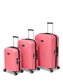 Ted Baker Flying Colours 69cm 4-Wheel Medium Suitcase, Coral Pink -Sports And Leisure Equipment Store 110531810alt8