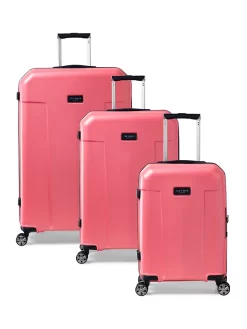Ted Baker Flying Colours 69cm 4-Wheel Medium Suitcase, Coral Pink -Sports And Leisure Equipment Store 110531810alt9