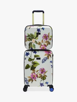 Joules Lifestyle 54cm 4-Wheel Small Cabin Case, Spring Wood Botanical -Sports And Leisure Equipment Store 110556613alt3