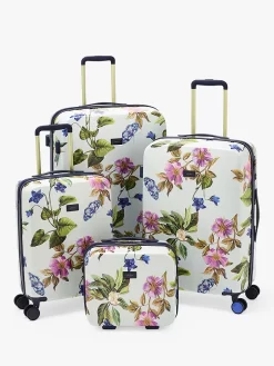 Joules Lifestyle 54cm 4-Wheel Small Cabin Case, Spring Wood Botanical -Sports And Leisure Equipment Store 110556613alt9