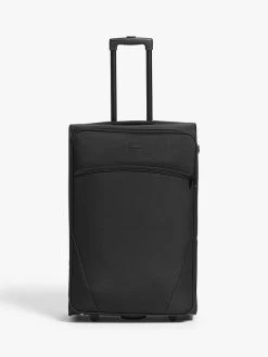 Cannes 73cm 2-Wheel Large Suitcase, Black