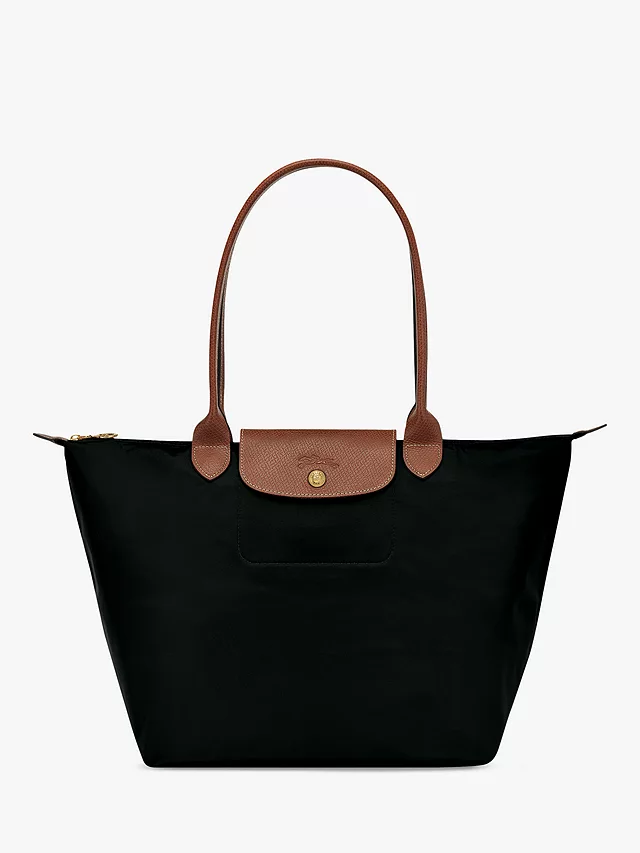 Longchamp Le Pliage Original Large Shoulder Bag, Black 3 Longchamp Le Pliage Original Large Shoulder Bag, Black