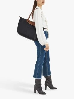 Longchamp Le Pliage Original Large Shoulder Bag, Black 7 Longchamp Le Pliage Original Large Shoulder Bag, Black -Sports And Leisure Equipment Store 238760628alt1