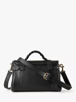 Mulberry Mini Alexa Heavy Grain Leather Cross Body Bag, Black -Sports And Leisure Equipment Store 239013448alt1
