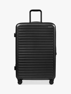 Samsonite Stack'd 4-Wheel 75cm Large Suitcase, Black -Sports And Leisure Equipment Store 239880679alt1