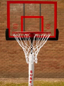 Sure Shot Slimline Dual Basketball Netball Hoop & Stand Unit -Sports And Leisure Equipment Store 240181259alt2