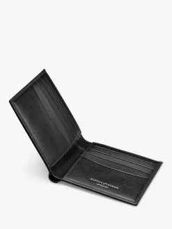 Aspinal Of London 8 Card Billfold Saffiano Leather Wallet, Black -Sports And Leisure Equipment Store 240242879alt2