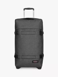 Eastpak Transit'R 2-Wheel 79cm Large Suitcase, Black Denim