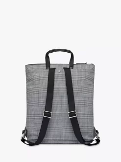 KNOMO Harewood Tote Backpack For 15" Laptops, Grey Check -Sports And Leisure Equipment Store 241083415alt3