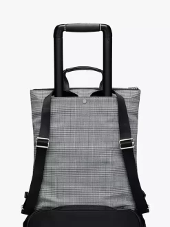 KNOMO Harewood Tote Backpack For 15" Laptops, Grey Check -Sports And Leisure Equipment Store 241083415alt6